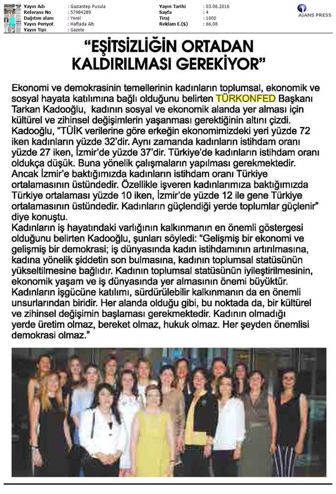 TÜRKONFED İDK Komisyonu Kadinin Cok Yonlu Guclendirilmesi Projesi Izmir - 15