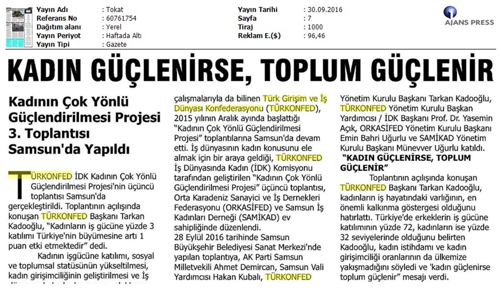 TÜRKONFED İDK Toplantısı 28 Eylul 2016 Samsun - 14