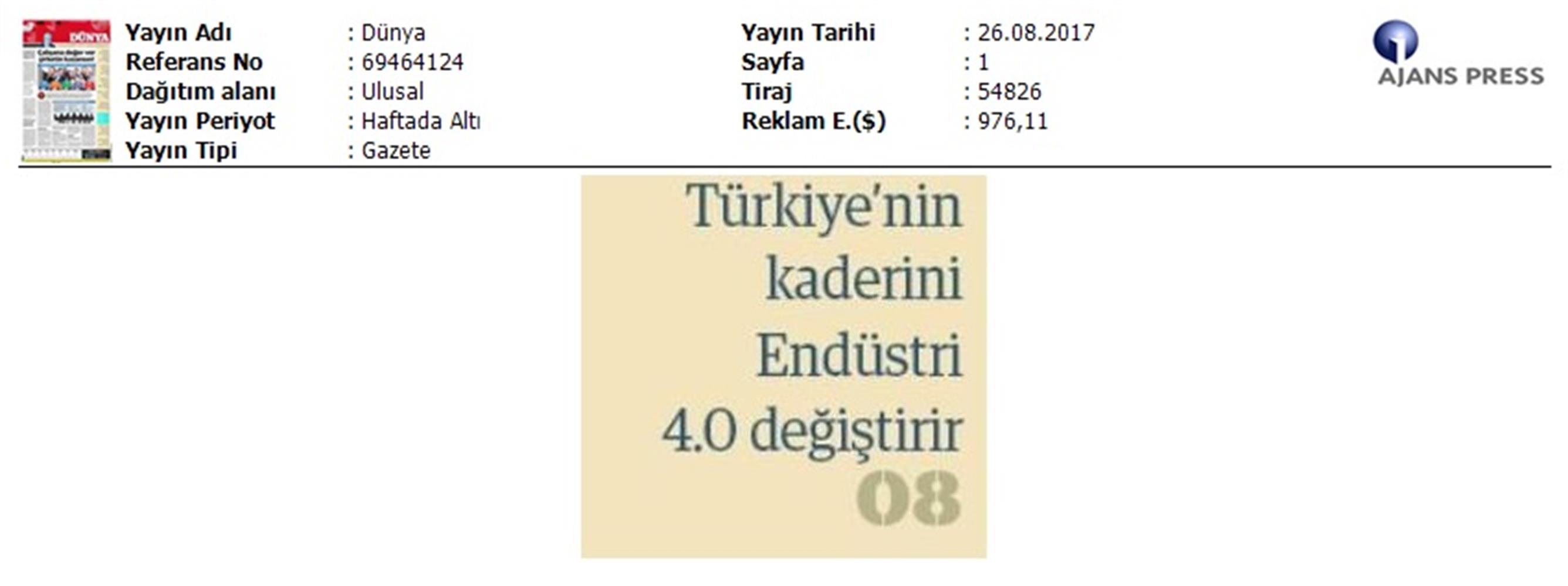 TÜRKONFED Ikv Gumruk Birligi Sohbetleri Medya Yansimalari 24 Agustos 2017 Istanbul - 10