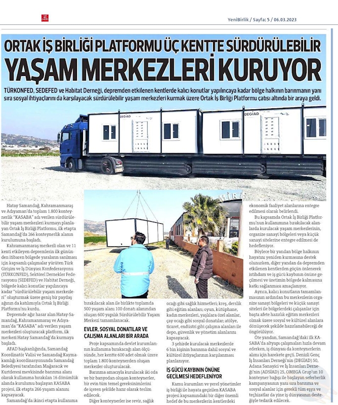 TÜRKONFED Kasaba Projesi 6 Mart 2023 - 15