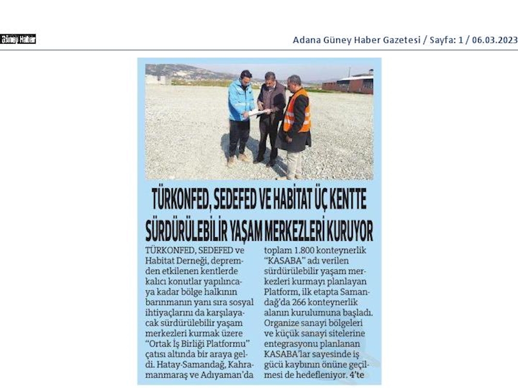 TÜRKONFED Kasaba Projesi 6 Mart 2023 - 31