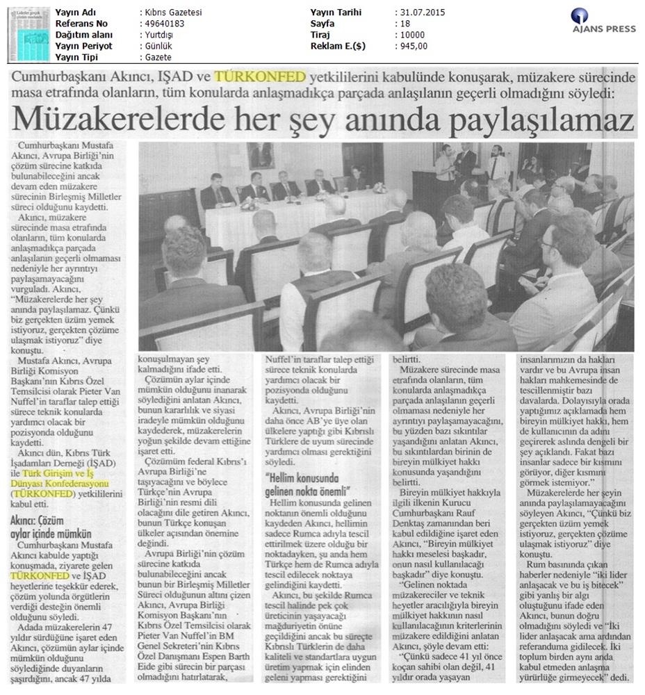 TÜRKONFED Koalisyon Aciklamasi Basin Yansimalari - 10
