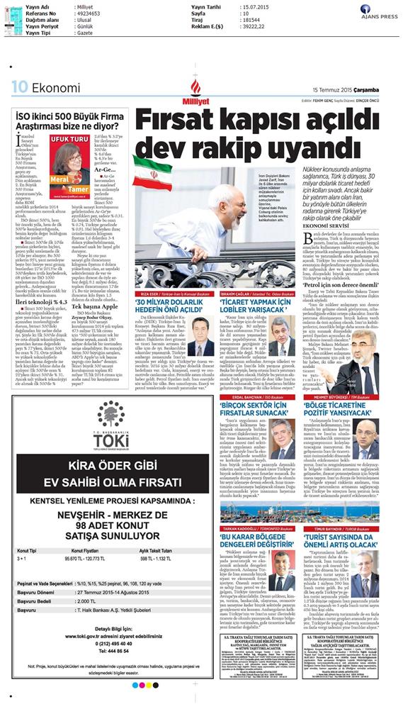 TÜRKONFED Koalisyon Aciklamasi Basin Yansimalari - 14