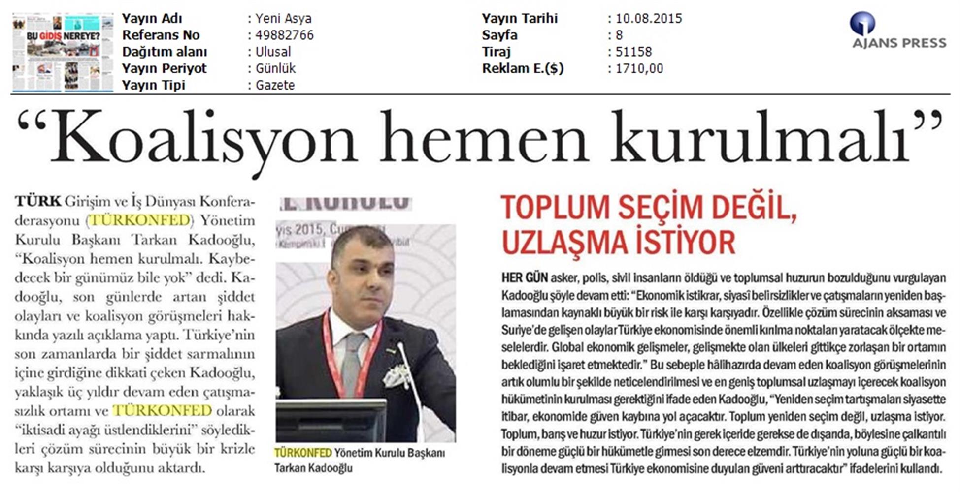 TÜRKONFED Koalisyon Aciklamasi Basin Yansimalari - 20
