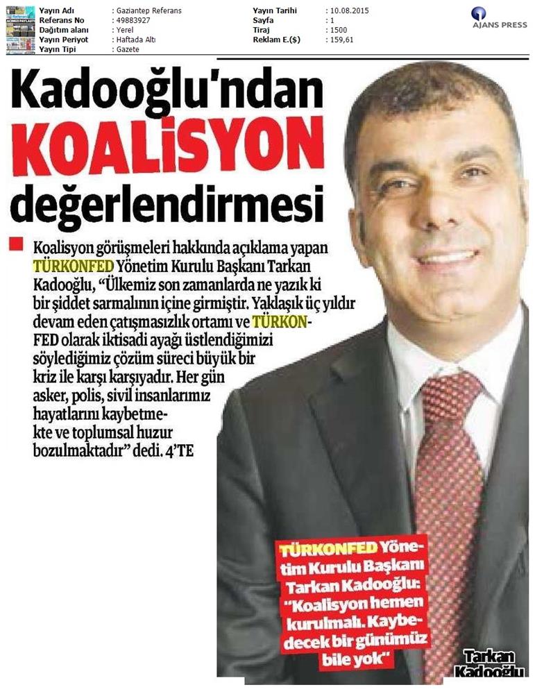 TÜRKONFED Koalisyon Aciklamasi Basin Yansimalari - 28