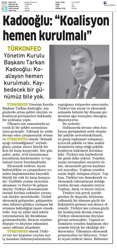 TÜRKONFED Koalisyon Aciklamasi Basin Yansimalari - 36