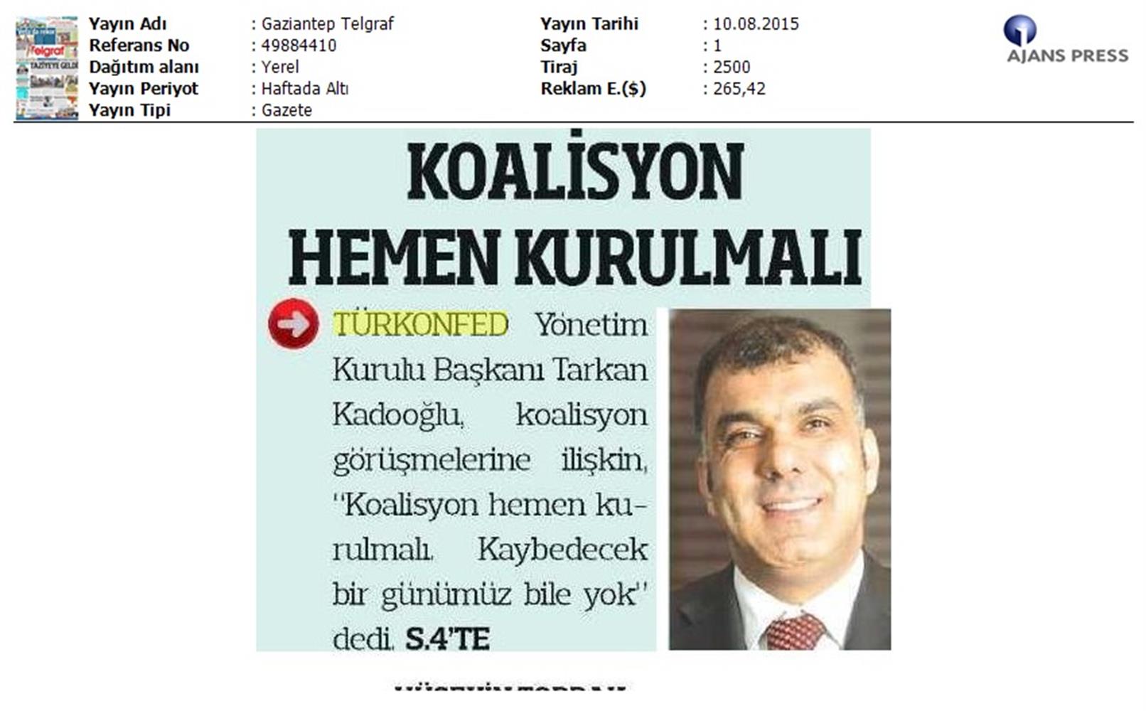 TÜRKONFED Koalisyon Aciklamasi Basin Yansimalari - 47