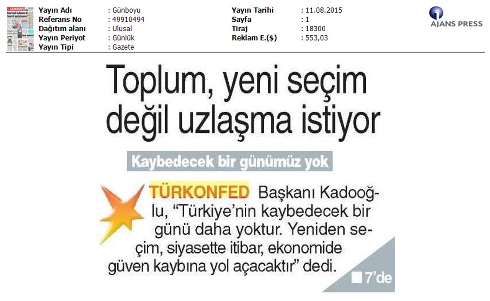 TÜRKONFED Koalisyon Aciklamasi Basin Yansimalari - 57