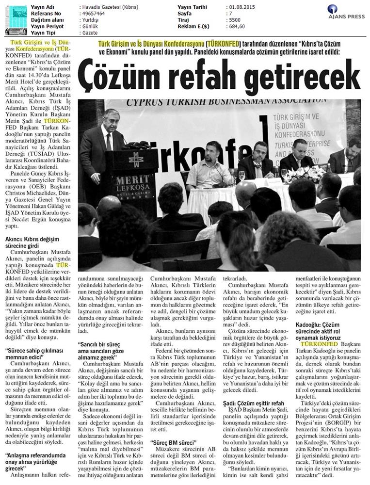 TÜRKONFED Koalisyon Aciklamasi Basin Yansimalari - 67