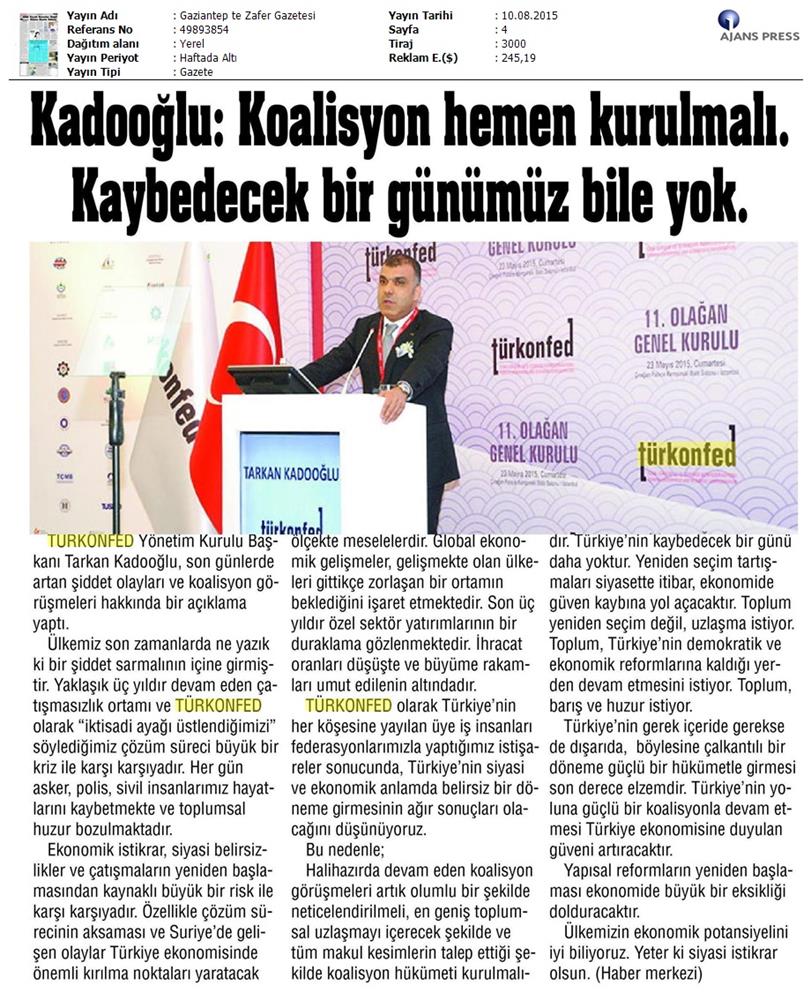 TÜRKONFED Koalisyon Aciklamasi Basin Yansimalari - 74
