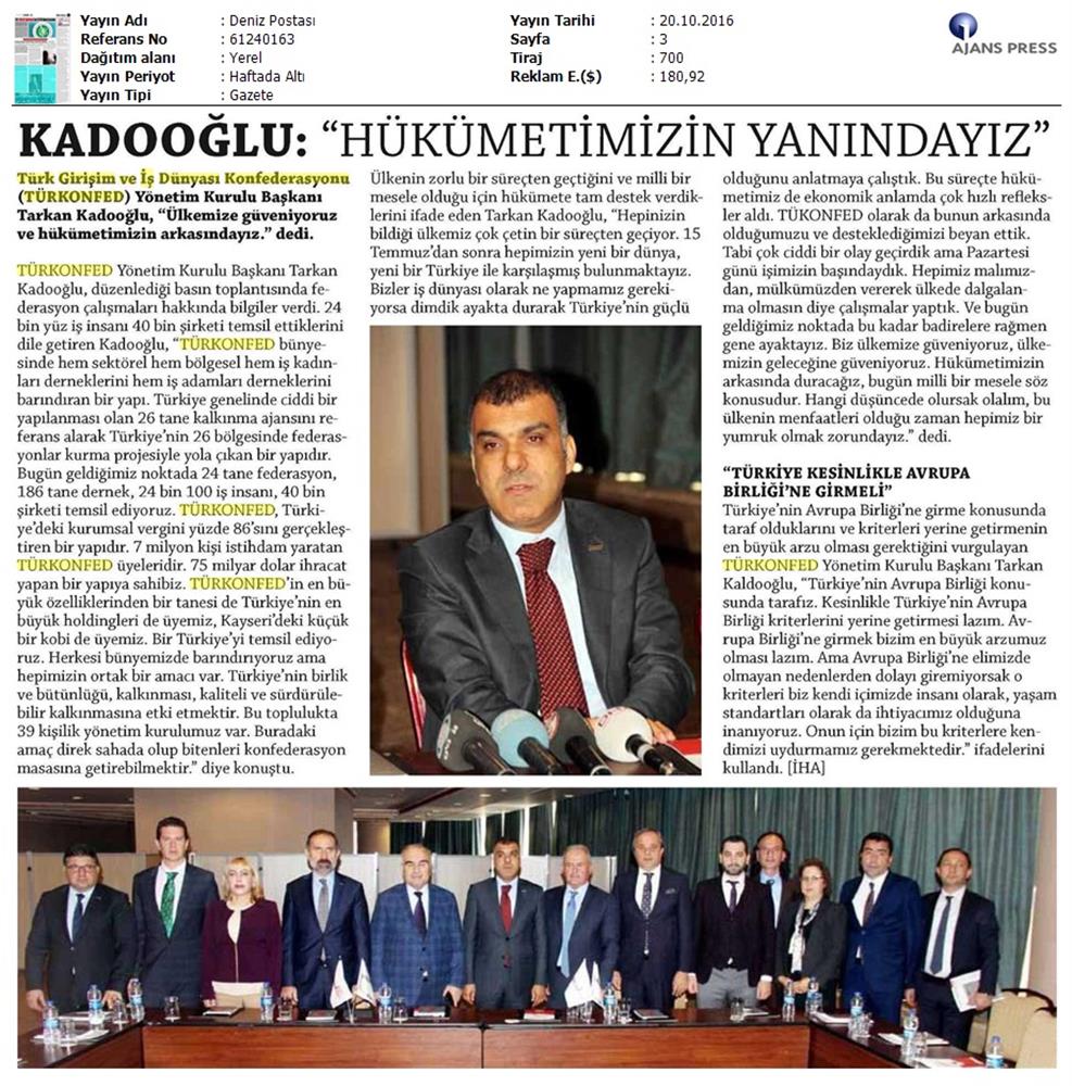 TÜRKONFED Kss Anadolu Toplantilari Kayseri 19 Ekim 2016 - 7