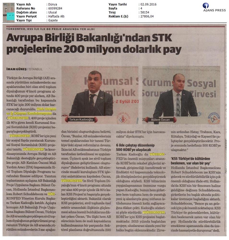 TÜRKONFED Kss Zirvesi 1 2 Eylul 2016 Istanbul - 6