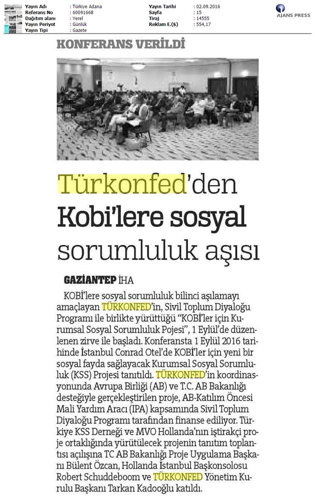 TÜRKONFED Kss Zirvesi 1 2 Eylul 2016 Istanbul - 17