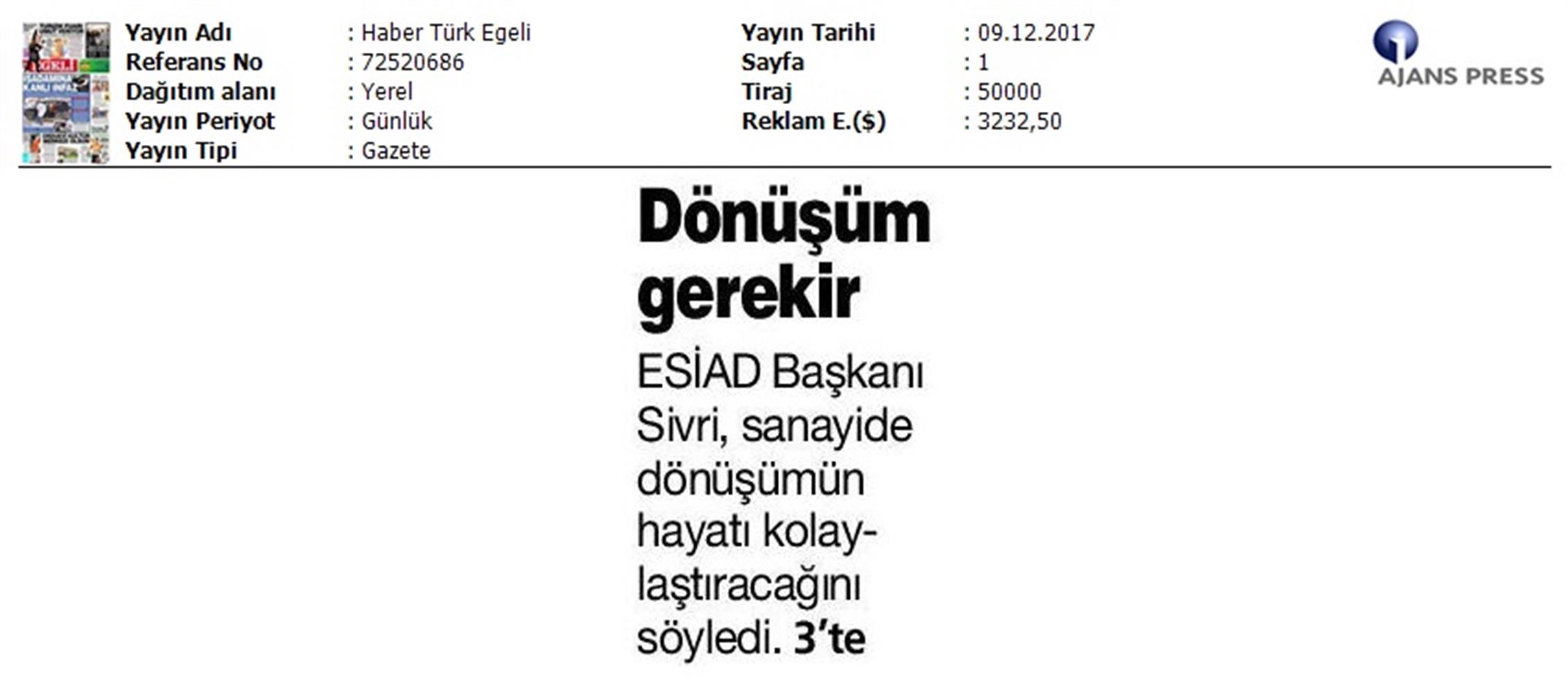 TÜRKONFED Microsoft Esiad Dijital Dönüşüm Toplantısı Medya Yansimalari 8 10 Aralik 2017 - 12