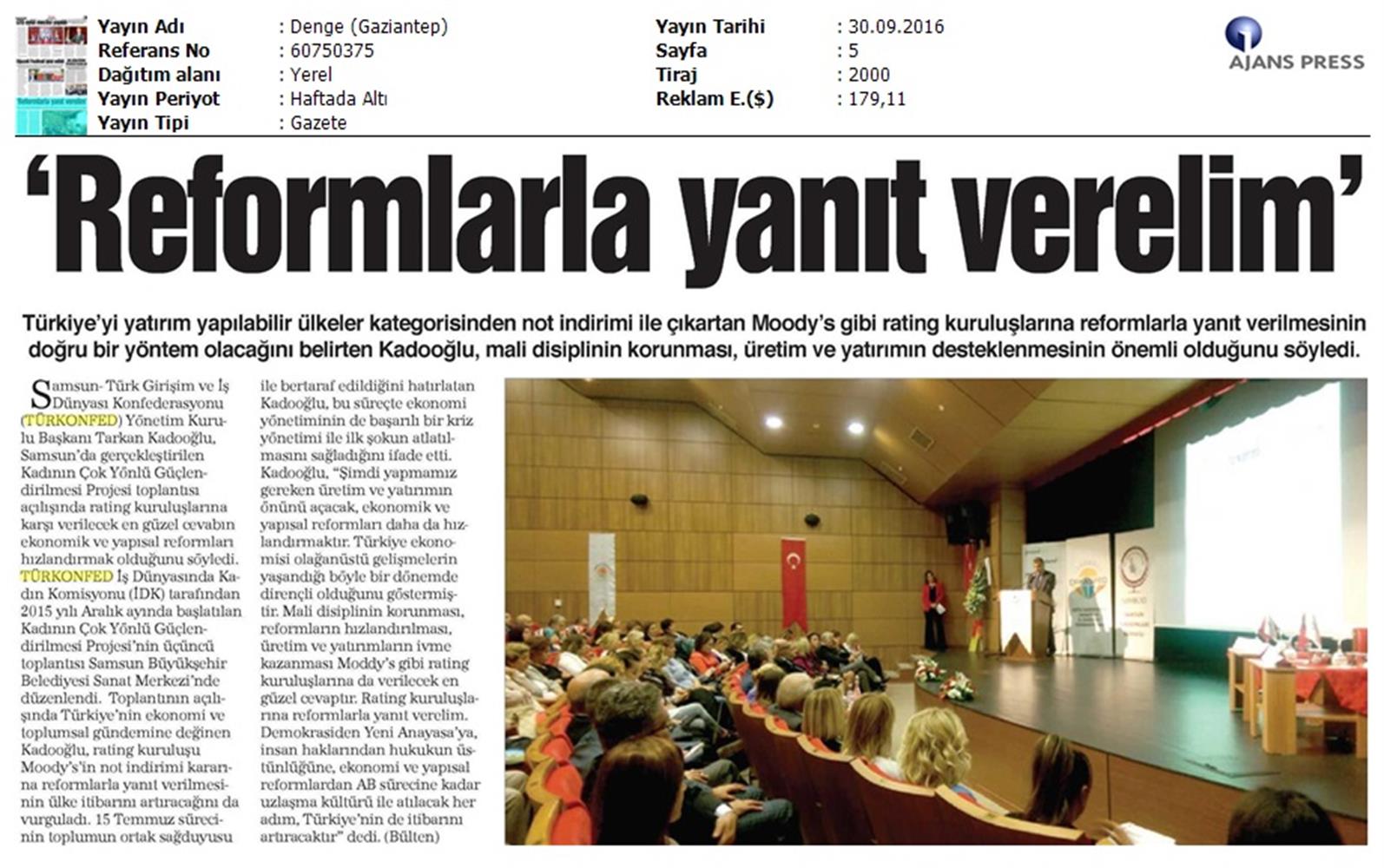 TÜRKONFED Rating Moodys Kuruluslari Basin Aciklamasi Medya Yansimalari - 7