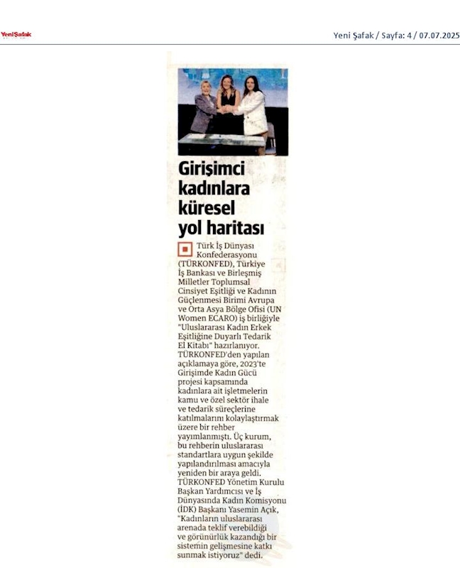 TÜRKONFED Türkiye Is Bankasi Ve Un Women Imza Toreni - 5