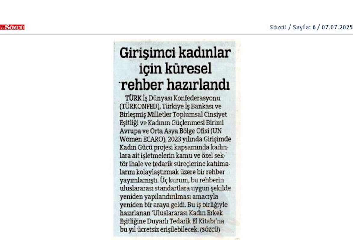 TÜRKONFED Türkiye Is Bankasi Ve Un Women Imza Toreni - 15