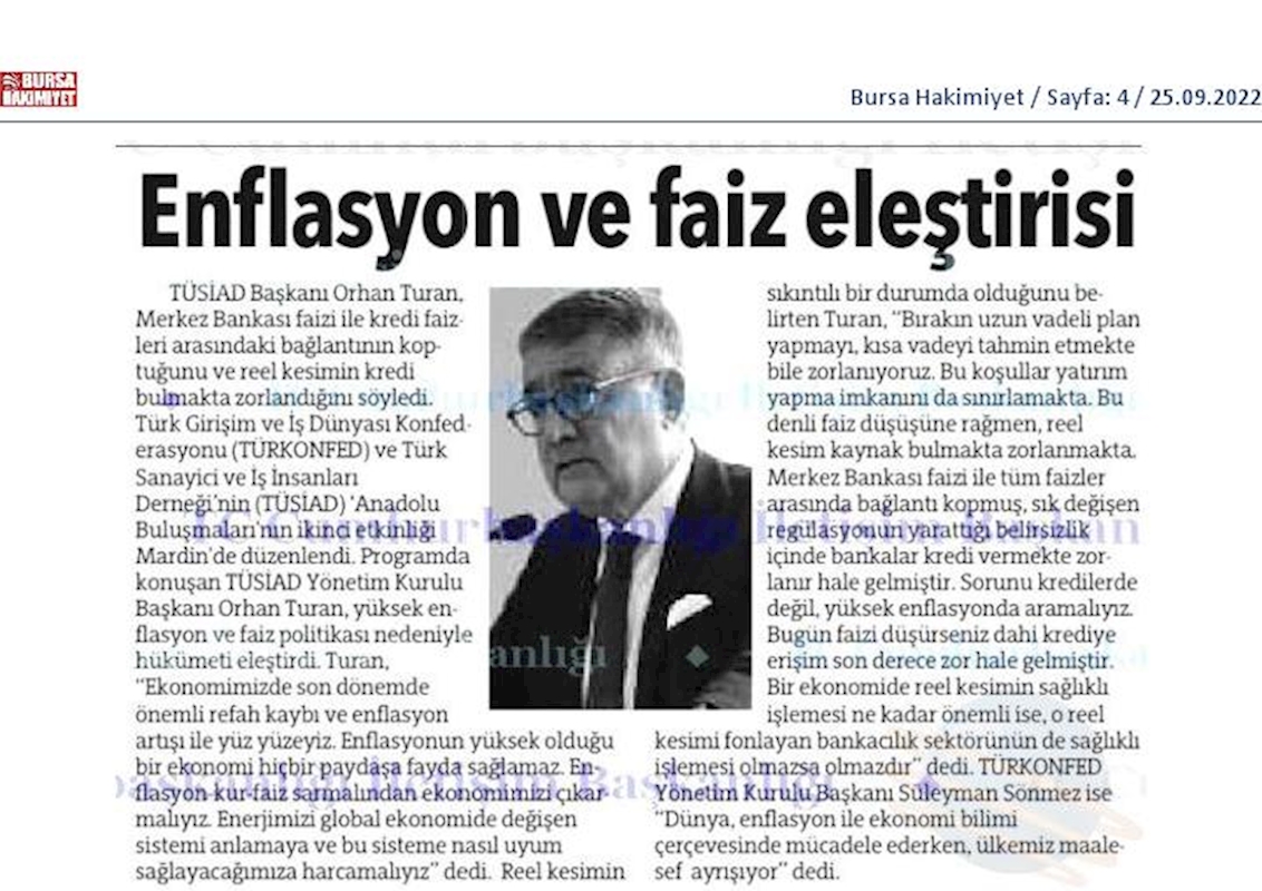 TÜRKONFED TÜSİAD Anadolu Buluşmalari 24 Eylul 2022 Mardin - 10