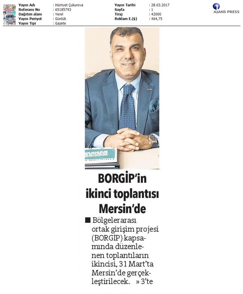 TÜRKONFED TÜSİAD Borgip Mersin Toplantısı Basin Yansimalari 1 28 Mart 3 Nisan 2017 - 29