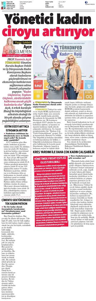 TÜRKONFED Undp Un Women Skh Kadinin Rolu Zirvesi Medya Yansimalari 19 Ekim 2017 - 25