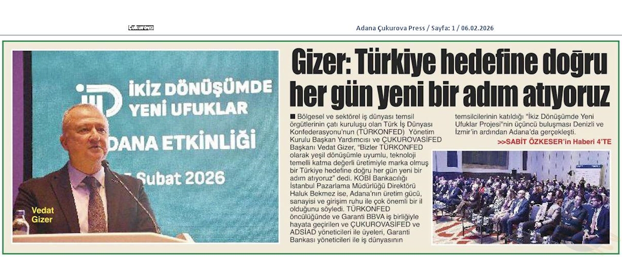 TÜRKONFED Ve Garanti BBVA Adanadaki KOBİ'lere Ikiz Dönüşümu Anlatti - 7