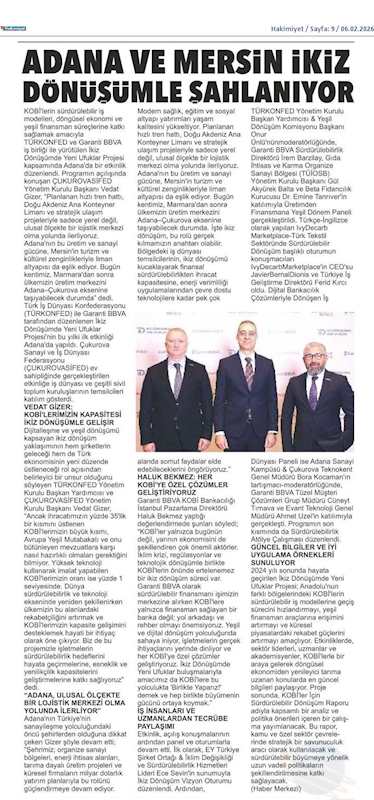 TÜRKONFED Ve Garanti BBVA Adanadaki KOBİ'lere Ikiz Dönüşümu Anlatti - 9