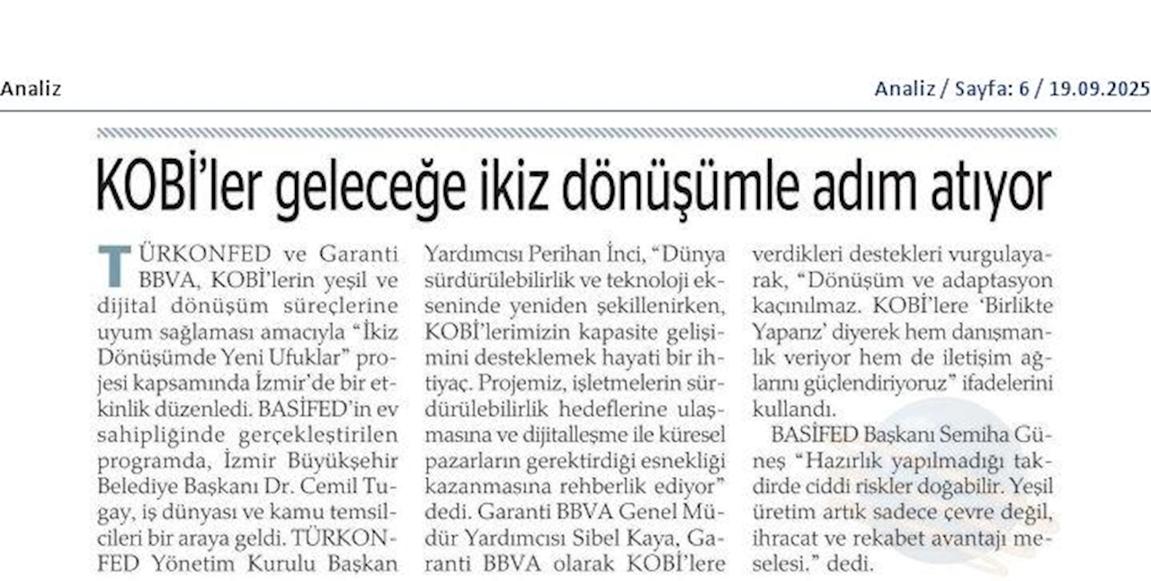 TÜRKONFED Ve Garanti BBVA Izmirde KOBİ'ler Ile Bulustu - 10