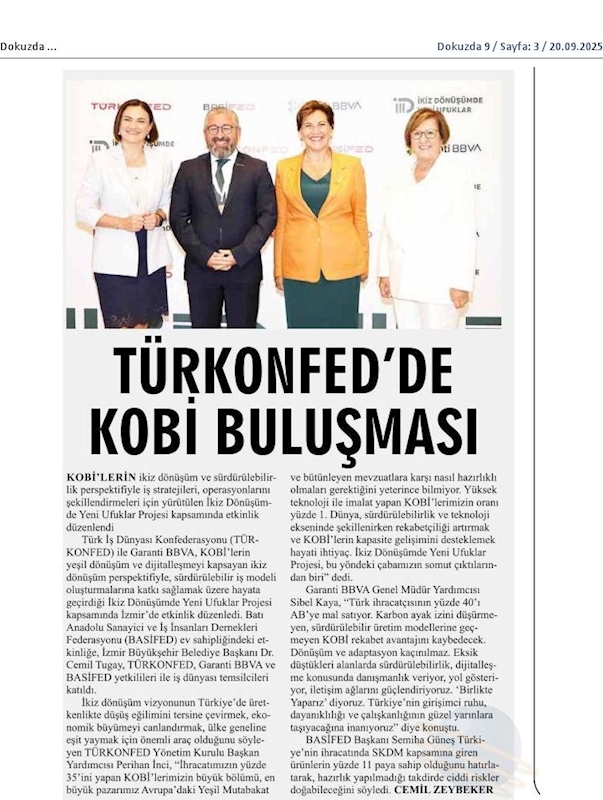 TÜRKONFED Ve Garanti BBVA Izmirde KOBİ'ler Ile Bulustu - 15
