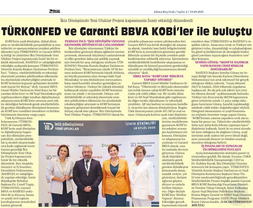 TÜRKONFED Ve Garanti BBVA Izmirde KOBİ'ler Ile Bulustu - 19