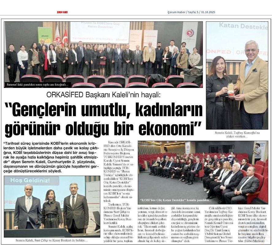TÜRKONFED Ve Pluxee Türkiyeden KOBİ'lere Guc Katacak Is Birligi - 2