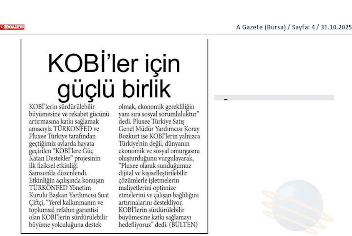 TÜRKONFED Ve Pluxee Türkiyeden KOBİ'lere Guc Katacak Is Birligi - 7