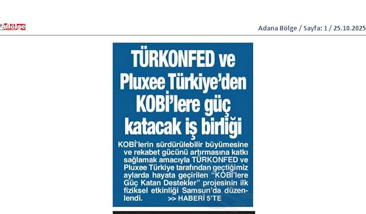 TÜRKONFED Ve Pluxee Türkiyeden KOBİ'lere Guc Katacak Is Birligi - 8