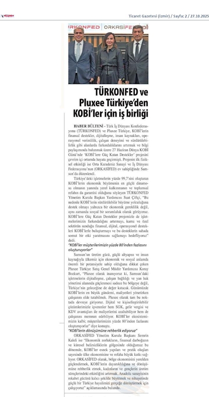 TÜRKONFED Ve Pluxee Türkiyeden KOBİ'lere Guc Katacak Is Birligi - 15