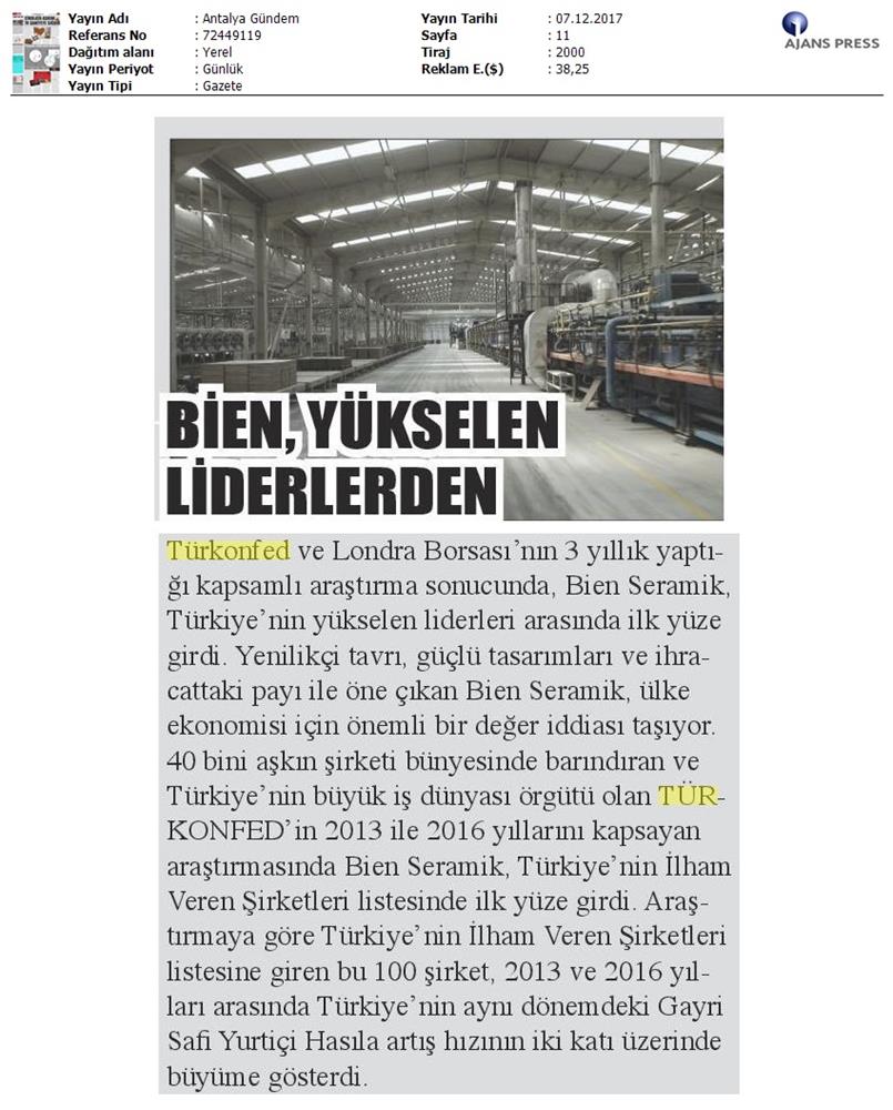 TÜRKONFED Ve TÜSİAD Borgip Adana Toplantısı On Medya Yansimalari 30 Kasim 5 Aralik 2017 - 55