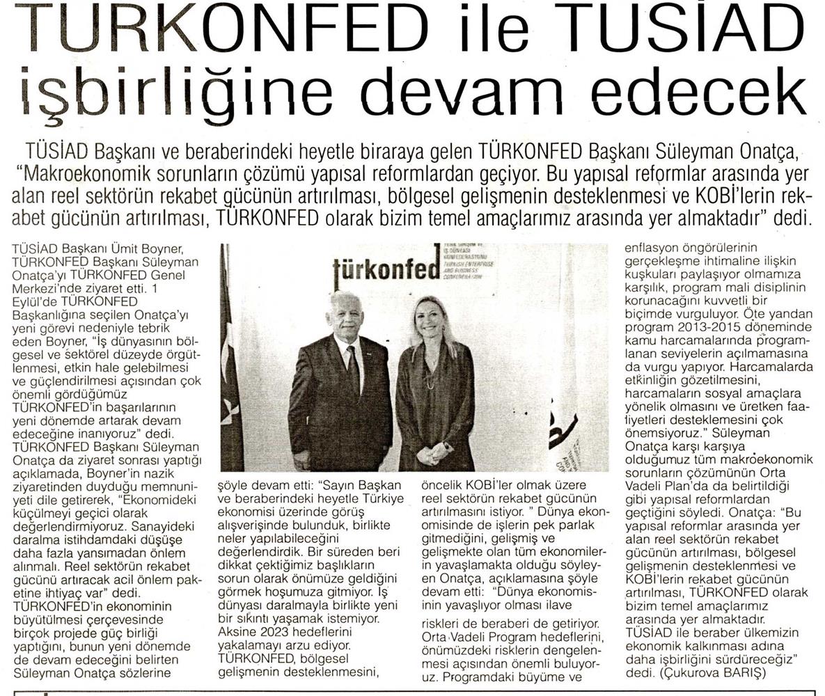 TÜRKONFED Ve TÜSİAD İşbirliği - 2