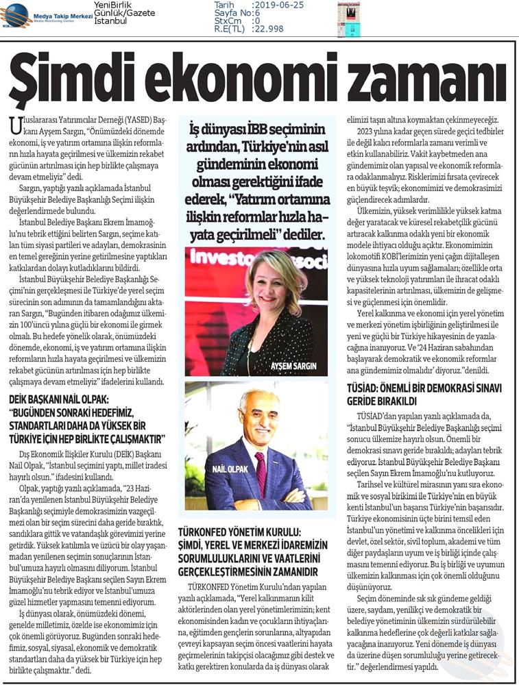 TÜRKONFED Yerel Secim Medya Yansimalari - 3