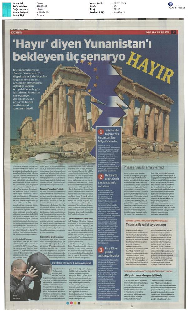 TÜRKONFED Yunanistan Ekonomik Krizi Aciklamasi Yansimalari - 15