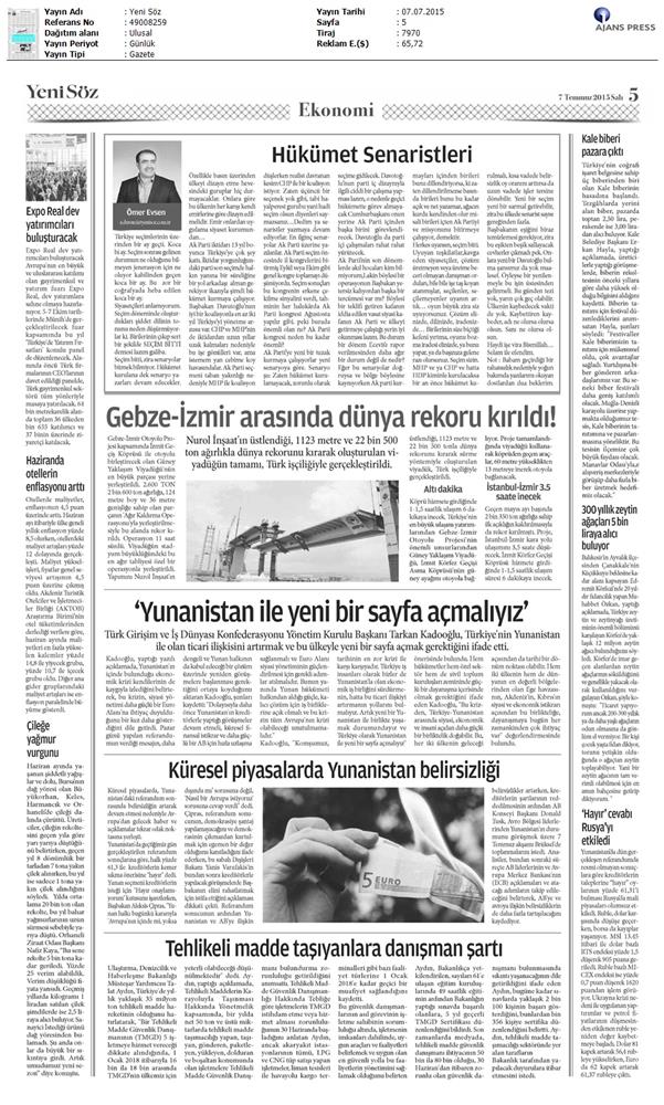 TÜRKONFED Yunanistan Ekonomik Krizi Aciklamasi Yansimalari - 18