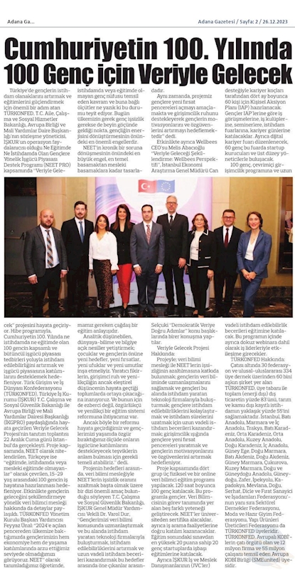 Veriyle Gelecek Tanitim Toplantısı 22 Aralik 2023 Istanbul - 9