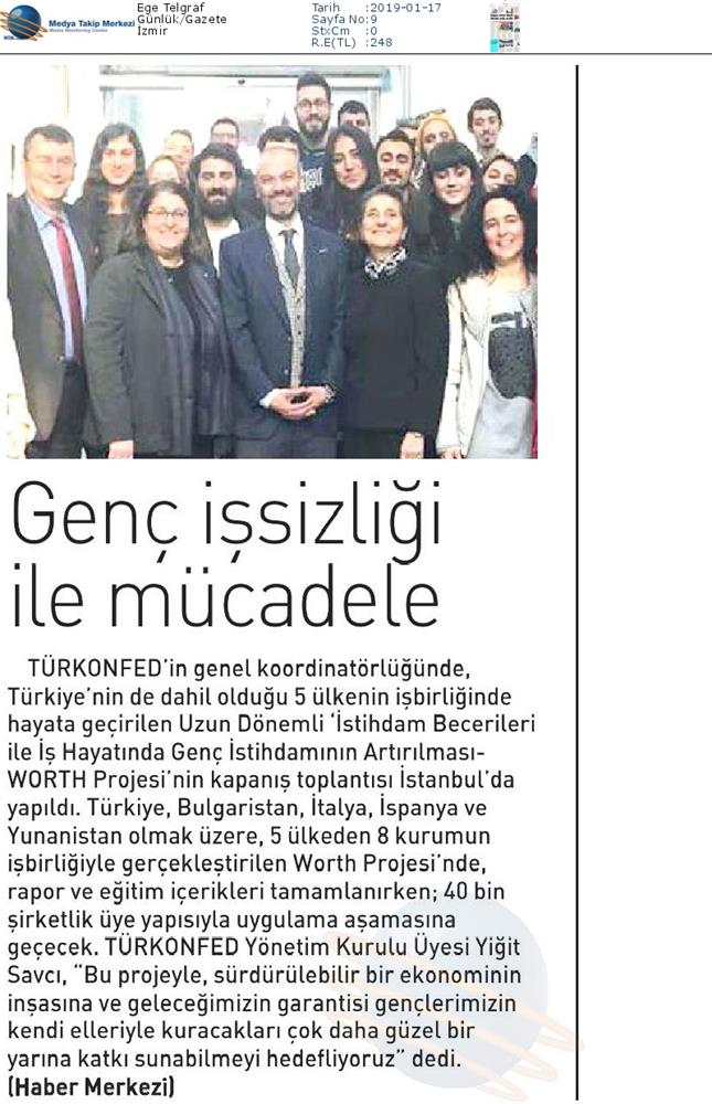 Worth Projesi Kapanis Toplantısı Medya Yansimalari 16 Ocak 2019 Istanbul - 10