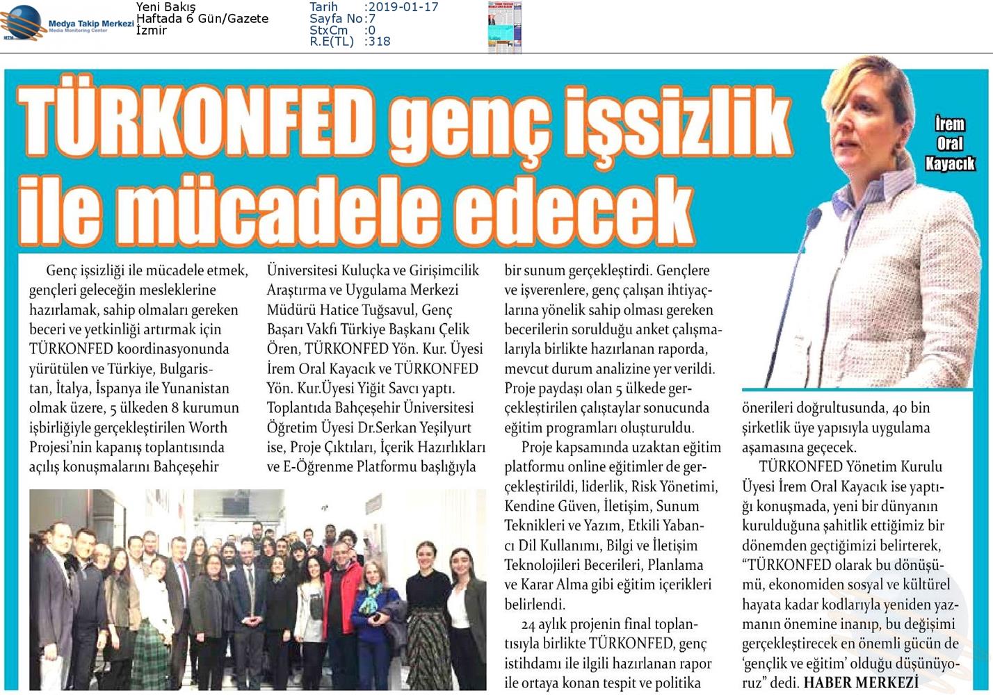 Worth Projesi Kapanis Toplantısı Medya Yansimalari 16 Ocak 2019 Istanbul - 17