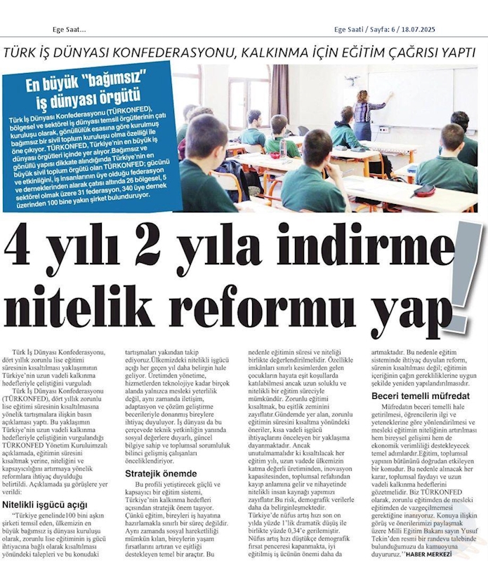 Zorunlu Egitimden Vazgecmek Uzun Vadeli Kalkinmadan Vazgecmektir - 1