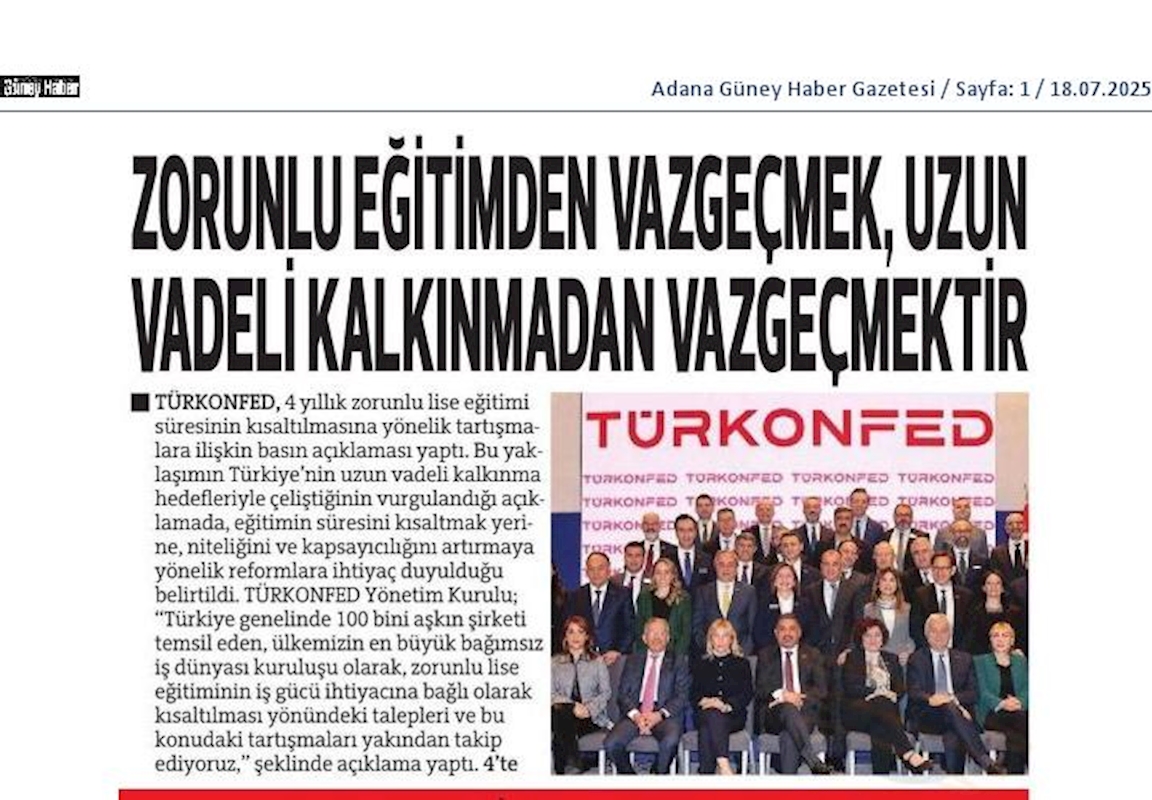 Zorunlu Egitimden Vazgecmek Uzun Vadeli Kalkinmadan Vazgecmektir - 5