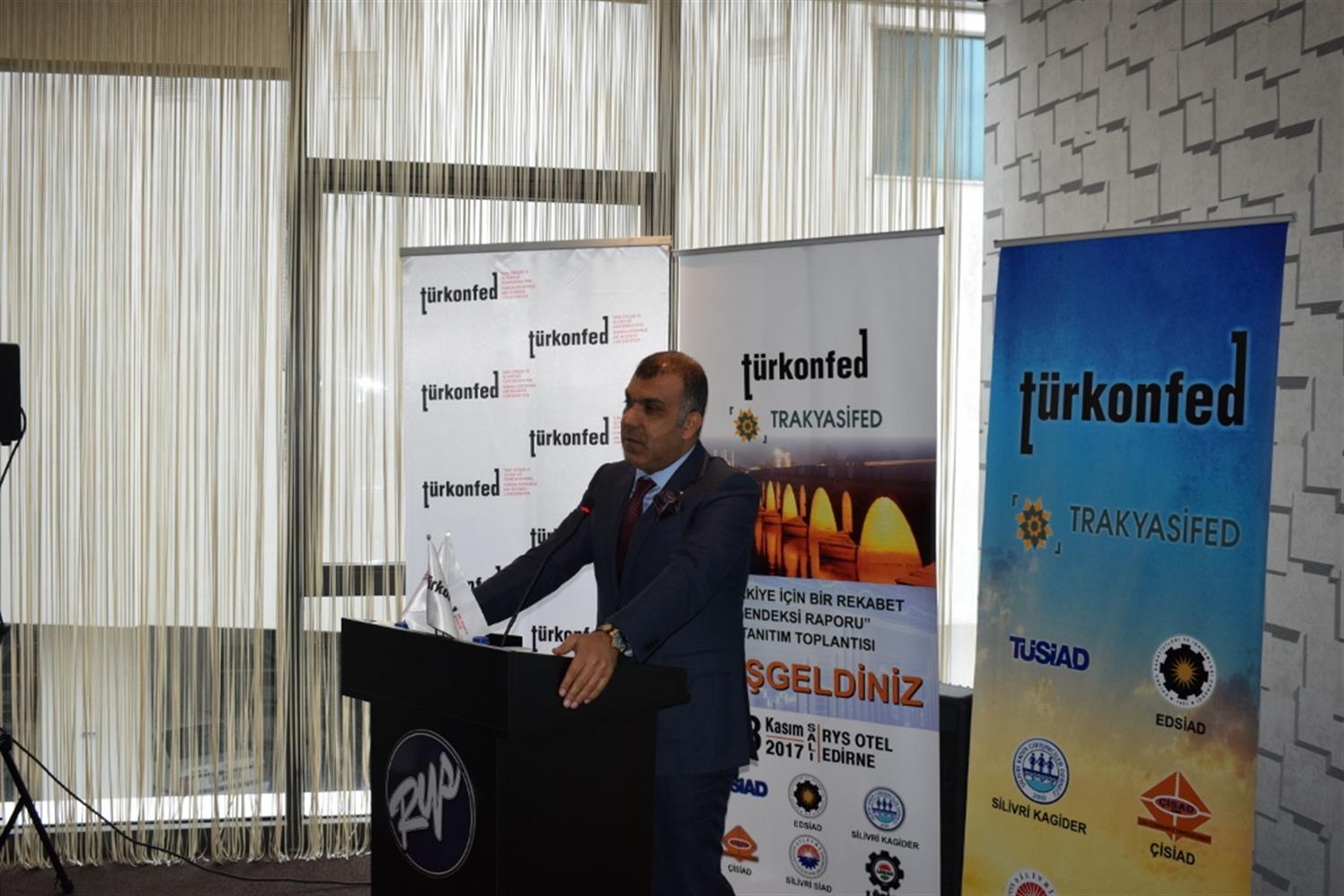 TÜRKONFED - TRAKYASİFED Edirne Rekabet Endeksi Toplantısı 28 Kasım 2017 / Edirne - 7