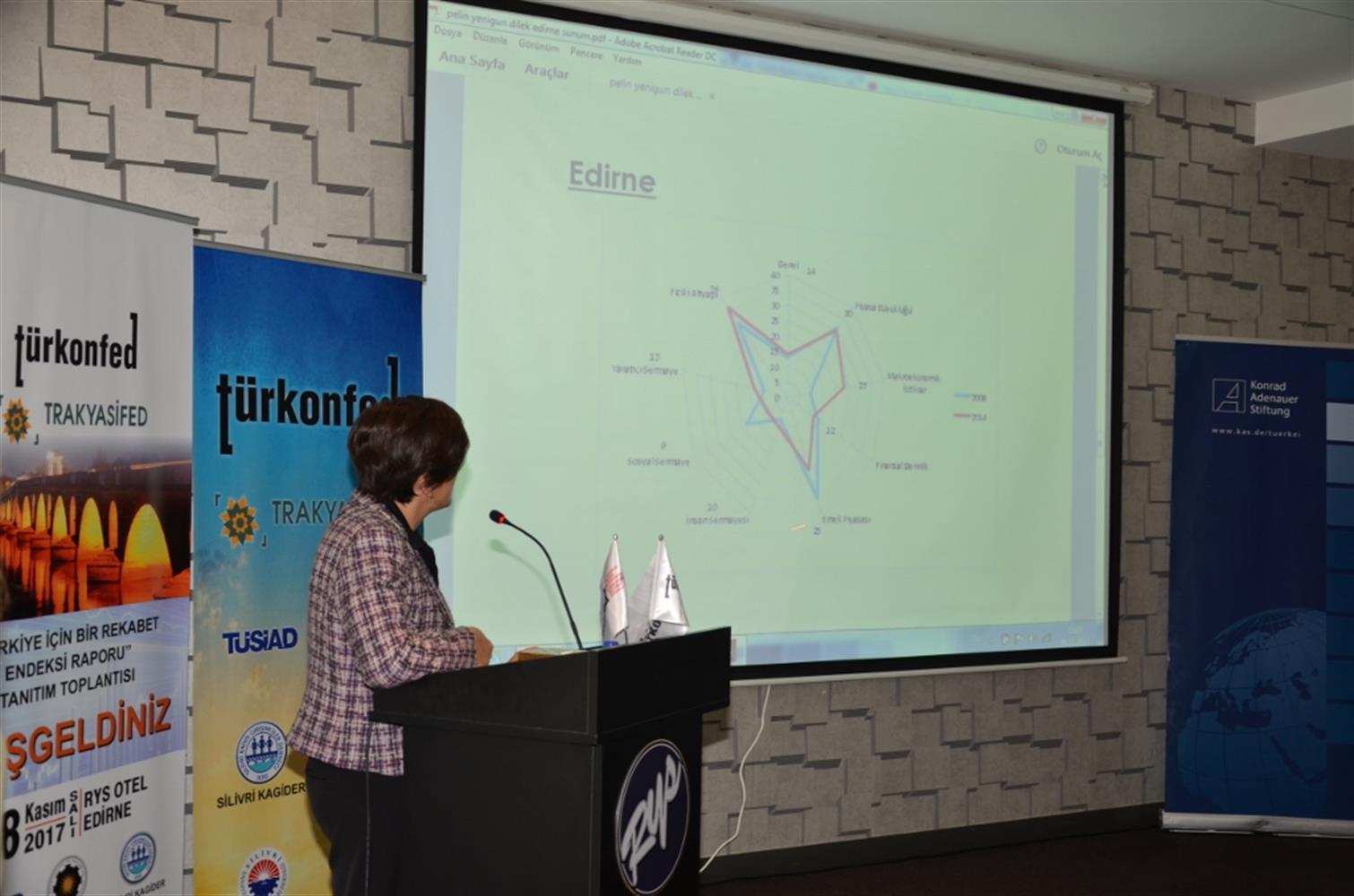 TÜRKONFED - TRAKYASİFED Edirne Rekabet Endeksi Toplantısı 28 Kasım 2017 / Edirne - 20