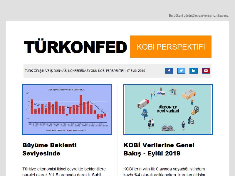 KOBİ Perspektifi Eylül 2019