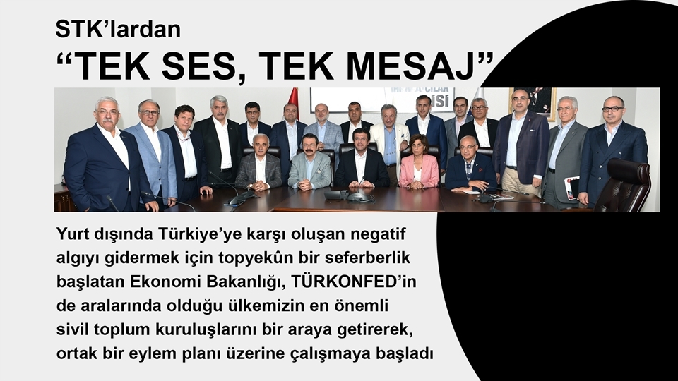 STK’lardan “Tek Ses, Tek Mesaj”