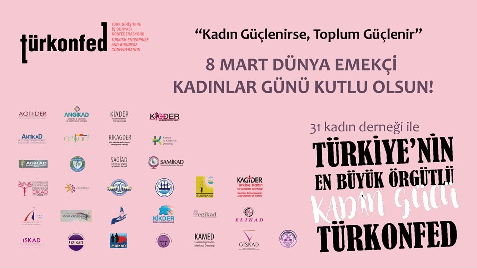 TÜRKONFED: "Kadın Güçlenirse, Toplum Güçlenir"