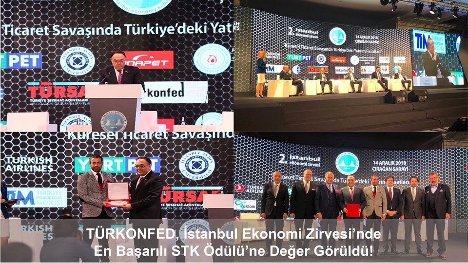 En Başarılı STK Ödülü’ne TÜRKONFED Değer Görüldü!