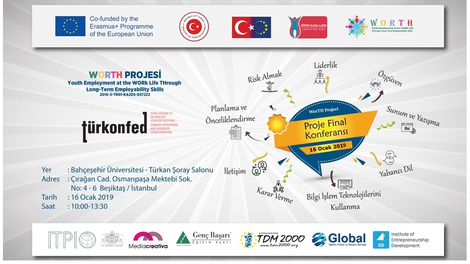 Worth Projesi Kapanış Toplantısı İstanbul'da Düzenleniyor